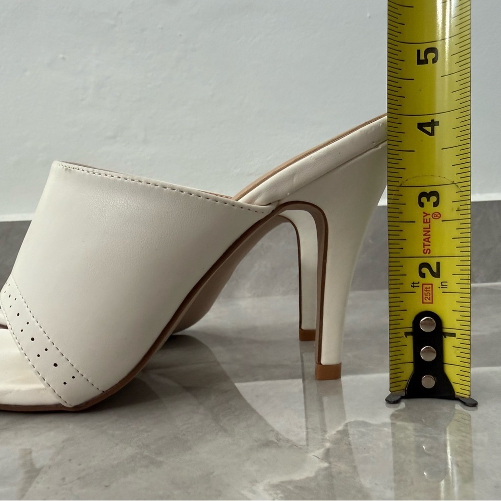 NWOT Women’s Rampage Frida Square Open Toe Mule Heel Thong Sandals Size 9 - Picture 13 of 13